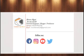 create a stylish clickable HTML email signature