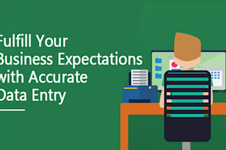 do data entry to word, excel, and websites or data scraping