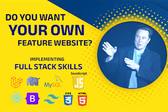 be your full stack laravel and react developer