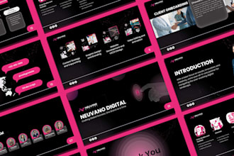 design powerpoint presentation and pitch deck