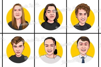 draw cartoon avatar from photo