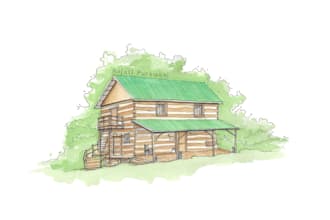 hand paint your house or store front with watercolors