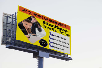 design billboard, signage in less then 24 hrs