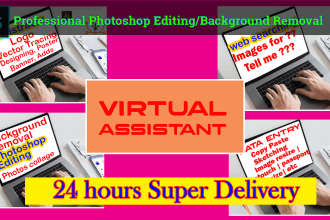 be your personal virtual assistant in data entry, web research or graphic design