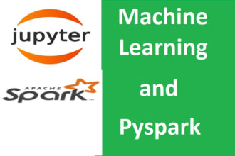 do your big data analytics projects  using pyspark python jupyter notebook