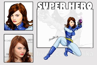 draw your superhero persona