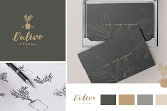 design hand drawn logo and brand identity for your business