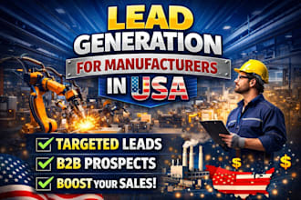 run lead gen ads for american manufacturers