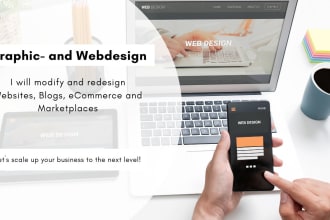 modify and redesign wordpress websites and online shops