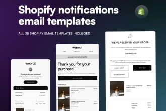design custom shopify notification email templates