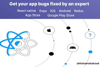 develop upgrade  react native apps for both android and ios