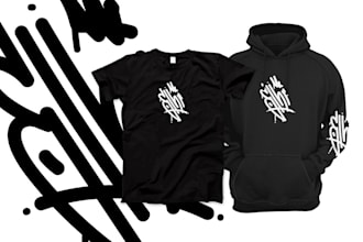 create graffiti lettering for your tshirt hoodie etc