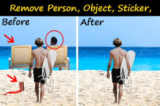remove unwanted object, person from photo