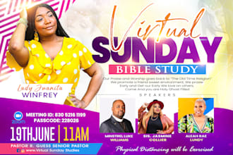 create outstanding church flyer or event flyer design