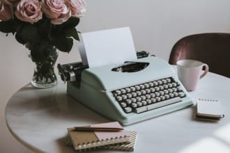 write your monthly business and marketing blogs