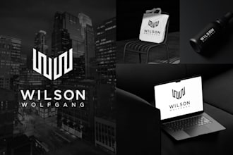 do modern minimalist professional logo design