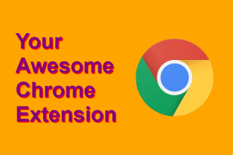 develop customized google chrome extension