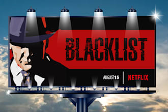 design modern billboard, signage, yard sign and sign board