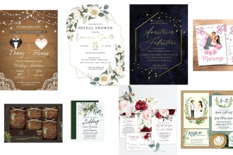 create wedding cards,greeting cards,invitations photoshop