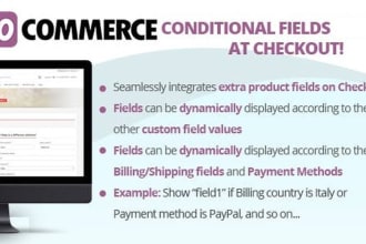 add create make conditional field checkout billing address woocommerce wordpress