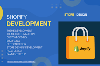 be a shopify expert and developer for your store