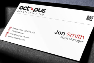 make a prosperous design for your business visiting card