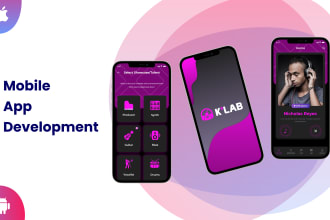 develop android app, ios app in react native, mobile app development