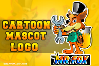 do cute cartoon character and animal mascot, illustration