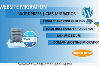 migrate your wordpress site from local to any live hosting platform