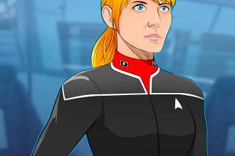 make your star trek character