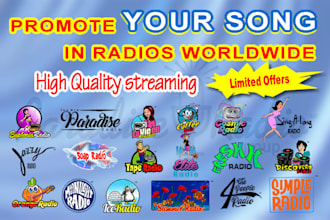 promote your own song in radios worldwide