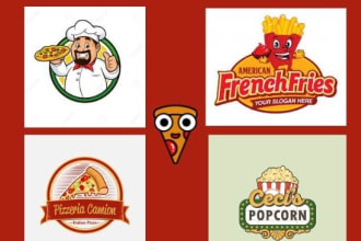 design fast food and food restaurant logo for you