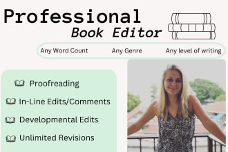 professionally edit your novel or short story