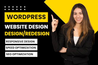 develop a responsive and high quality wordpress website