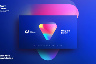 design professional business card within 48 hours