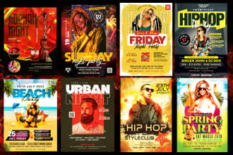 do hookah lounge, dj, hip hop, club, instagram, party, event, birthday flyer
