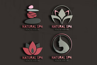 design creative spa ,beauty and skin care logo