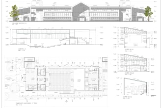 draw 3d model and floor plan with archicad from sketch