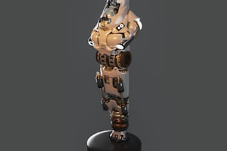 make 3d concept characters