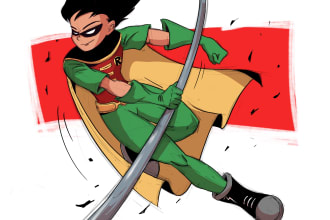 draw a great fan art of superhero characters