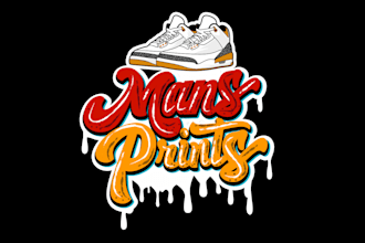 do custom hand lettering, signature or graffiti typography logo, t shirt design