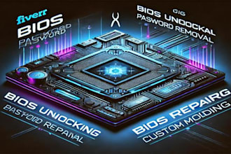 provide custom bios modding unlocking and advanced editing services
