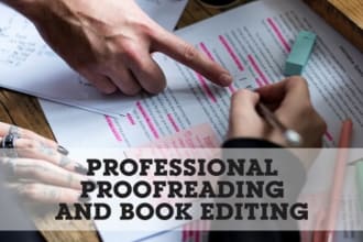 edit your fiction or nonfiction ebook or manuscript