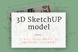 do a 3d model of anything in google sketchup