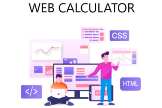 make a web calculator or convert excel into web