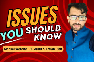 do a full website SEO audit and provide a manual complete action plan