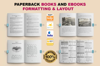 do indesign book layout, format paperback book, kindle ebooks