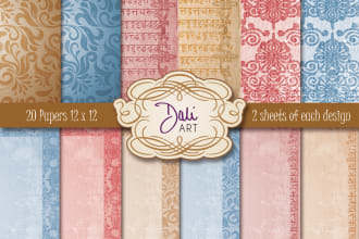 create custom backgrounds for your designs and scrapbooks