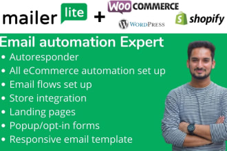 do mailerlite setup email automation popup landing page