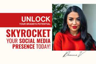 skyrocket your social media with  great content